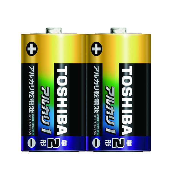 10年保証アルカリ乾電池(東芝単2) 10年保証アルカリ乾電池(東芝単2)